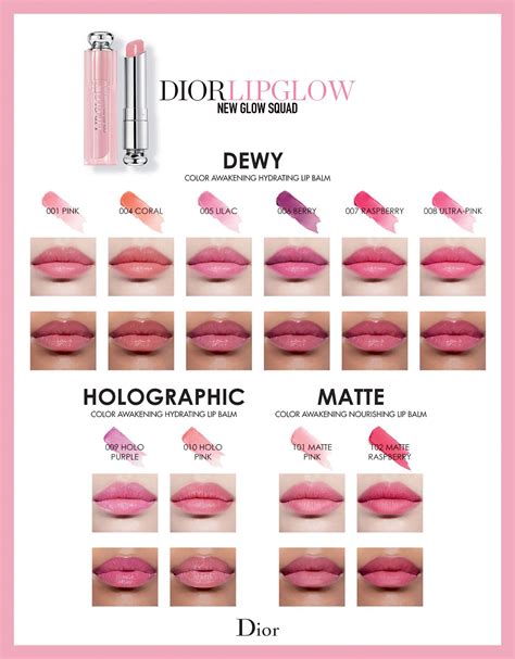 Dior lip glow balm swatches